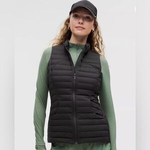 Lululemon Pack It Down Black Puffer Vest